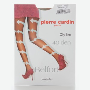 Колготки женские Pierre Cardin Belfort, 40 den, цвет черный, размер 3