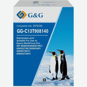 Картридж G&G GG-C13T908140, черный / GG-C13T908140