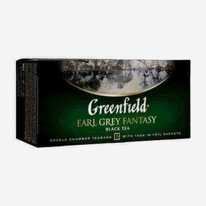 Чай Черный Greenfield Earl Grey Fantasy 25 Пакетиков