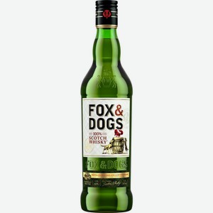 Виски Fox&Dogs 40% купажированный 500мл