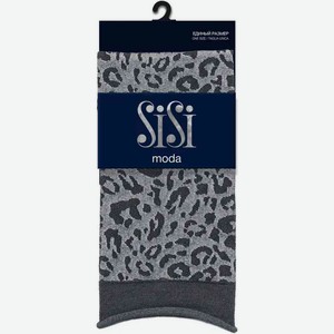 Носки женские SiSi Inverso Тигр цвет: чёрный/серый размер: единый, 70 den