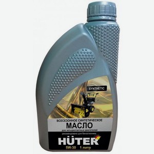 Моторное масло Huter 5W-30, 5W-30, 1л, синтетическое [73/8/1/2]