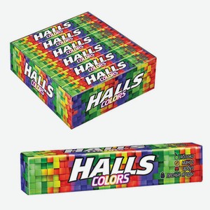 Конфеты леденцы HALLS (Холлс)  Colors , 25г, 63407