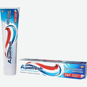 Зубная паста Aquafresh Освежающе-мятная с фтором для тройной защиты полости рта 100мл