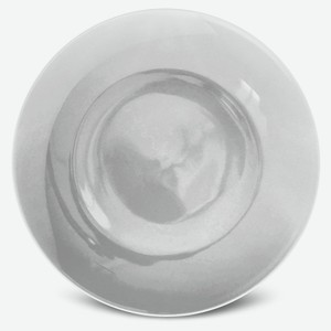Тарелка обеденная серебро, 25 см