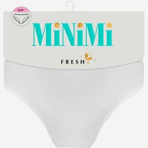 Трусы-слипы женские MiNiMi Fresh MF222 Slip Midi средние цвет: bianco/белый, 46 р-р