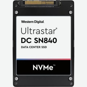 SSD накопитель WD Ultrastar DC SN840 WUS4BA138DSP3X1 3.8ТБ, 2.5 , PCIe 3.1 x4, NVMe, U.2 SFF-8639 [0ts1877]
