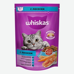 Корм для кошек Whiskas Подушечки с лососем от 1 года, 350 г