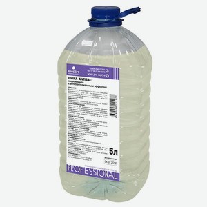 Diona Antibac Foam Жидкое мыло с Антибактериальным эффектом для диспенсера, 5 л