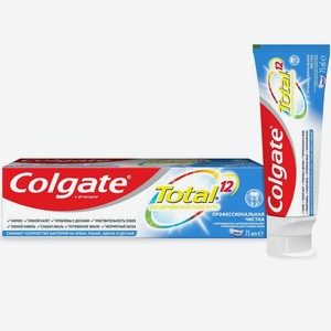 Colgate зубная паста Total 12 Профес.Чистка 75мл