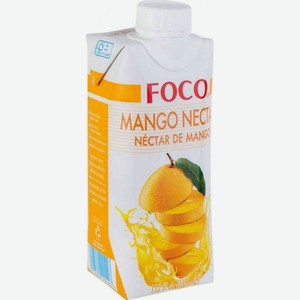 Нектар Foco со вкусом Манго, 0,33 л
