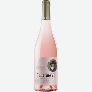 Розовое сухое вино  Faustino VII  Rosado, Rioja DOC, 2021, 0.75 л, Испания