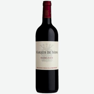 Вино Marquis De Mons Margaux AOC красное сухое 0,75 л