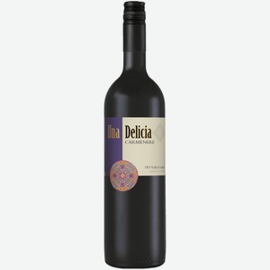 Вино Una Delicia Carmenere красное сухое 0,75 л