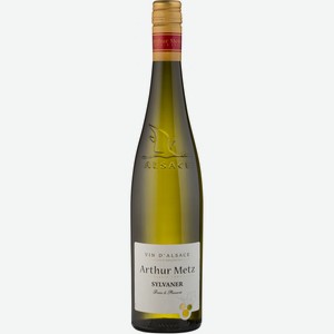 Белое сухое вино Arthur Metz, Sylvaner, Alsace AOP, 2020, 0.75 л, Франция