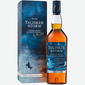 Виски шотландский Talisker Storm Single Malt, 0.7 L в п/у