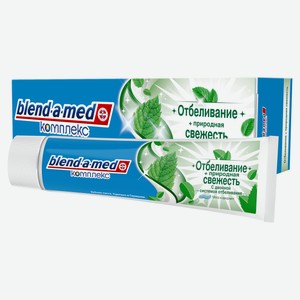 B-A-M 100 ml Зубная паста отбел+природн свеж Мята и Эвкалипт