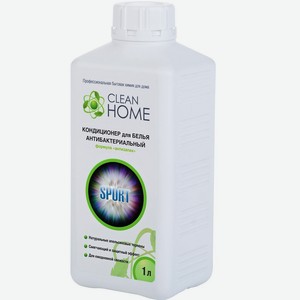 CLEAN HOME Кондиционер для белья антибактериальный Антизапах 1 л
