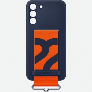 Чехол Samsung Silicone Cover With Strap для Samsung Galaxy S22+, темно-синий (EF-GS906TNEGRU)
