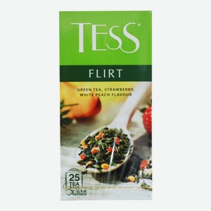 Чай зеленый Tess Flirt в пакетиках 1,5 г х 25 шт