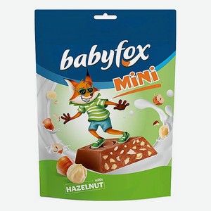 Шоколадный батончик Babyfox молочный с фундуком 120 г
