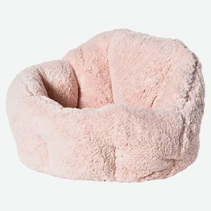 Лежанка для животных махровая розовая, 52х50х30 см