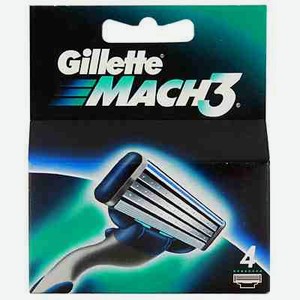 Gillette Кассеты Mach3 4 шт