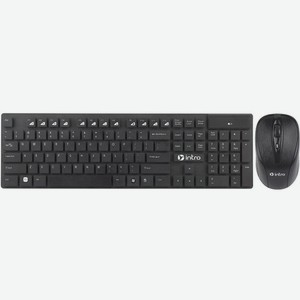 Комплект клавиатура + мышь Intro DW610 Wireless Black