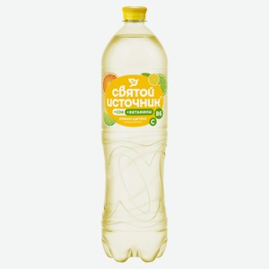 Напиток газированный «Святой Источник» Вода + сок Лимон Цитрус, 1,5 л