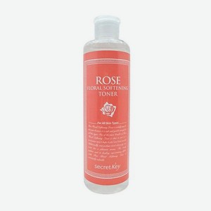 Увлажняющий тонер для лица с экстрактом дамасской розы Rose Floral Softenning Toner