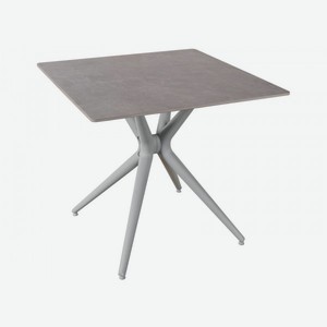Кухонный стол Бернардо Серый мрамор / Серый