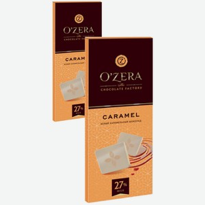 OZera, шоколад белый карамельный Caramel, 90 г