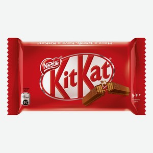 Шоколадный батончик KitKat молочный с хрустящей вафлей 41,5 г