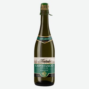 Игристое вино Fontale Lambrusco белое полусладкое Италия, 0,75 л