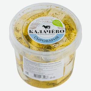 Сыр рассольный Брынза со специями «Калачево» 50% БЗМЖ, 200 г