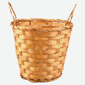 Кашпо плетеное «Азалия Декор» бамбук коричневый, D17хH15 см