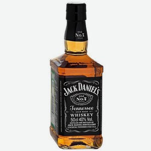 Виски Американский Джек Дэниэлс Теннесси 40% 0,5л