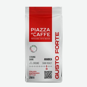 Кофе молотый PIAZZA DEL CAFFE Gusto Forte 250г