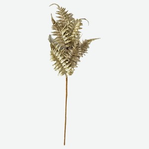 Ветка искусственная листья золотая, 66 см