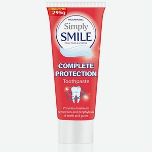 Зубная паста <Simply Smile> Комплексная защита 250мл Болгария
