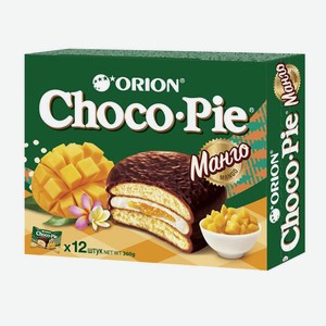 Печенье Orion Choco Pie манго 30 г х 12 шт