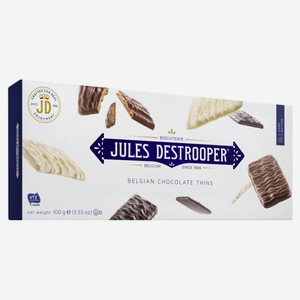 Печенье Jules Destrooper с шоколадом, 100 г