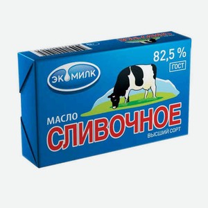 Масло Сливочное Экомилк 82,5% 180г