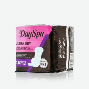 Женские прокладки Day Spa Ultra Dry Super 16шт