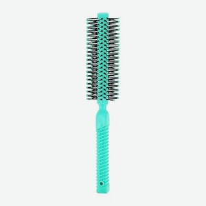 Щетка для волос LADY PINK BASIC массажная вентилируемая круглая зеленая