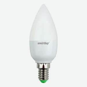 Светодиодная лампа Smartbuy C37 Е14 7 Вт холодный свет свеча