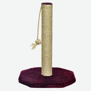 Yami Yami когтеточки когтеточка-столбик, бордовая с помпоном, сизаль (1,71 кг)