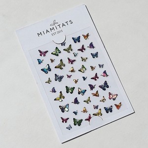 MIAMITATS Наклейки для лица, тела и ногтей Butterfly