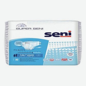 Подгузники для взрослых Seni Super № 3 L 30 шт