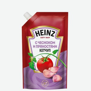Кетчуп с чесноком и пряностями Heinz 0,32 кг